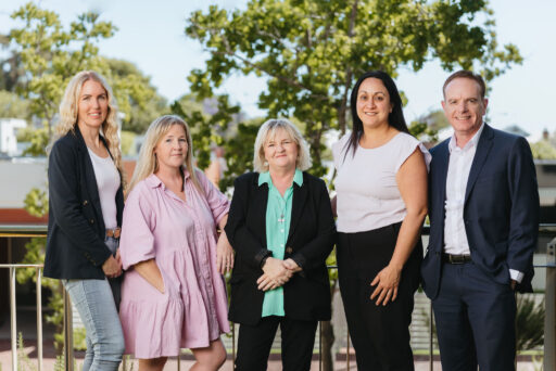 Shawnee, Hazel, Bev (CEO), Erin and Harry.