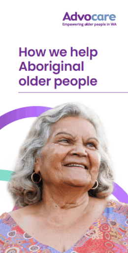 Relaxed Aboriginal lady